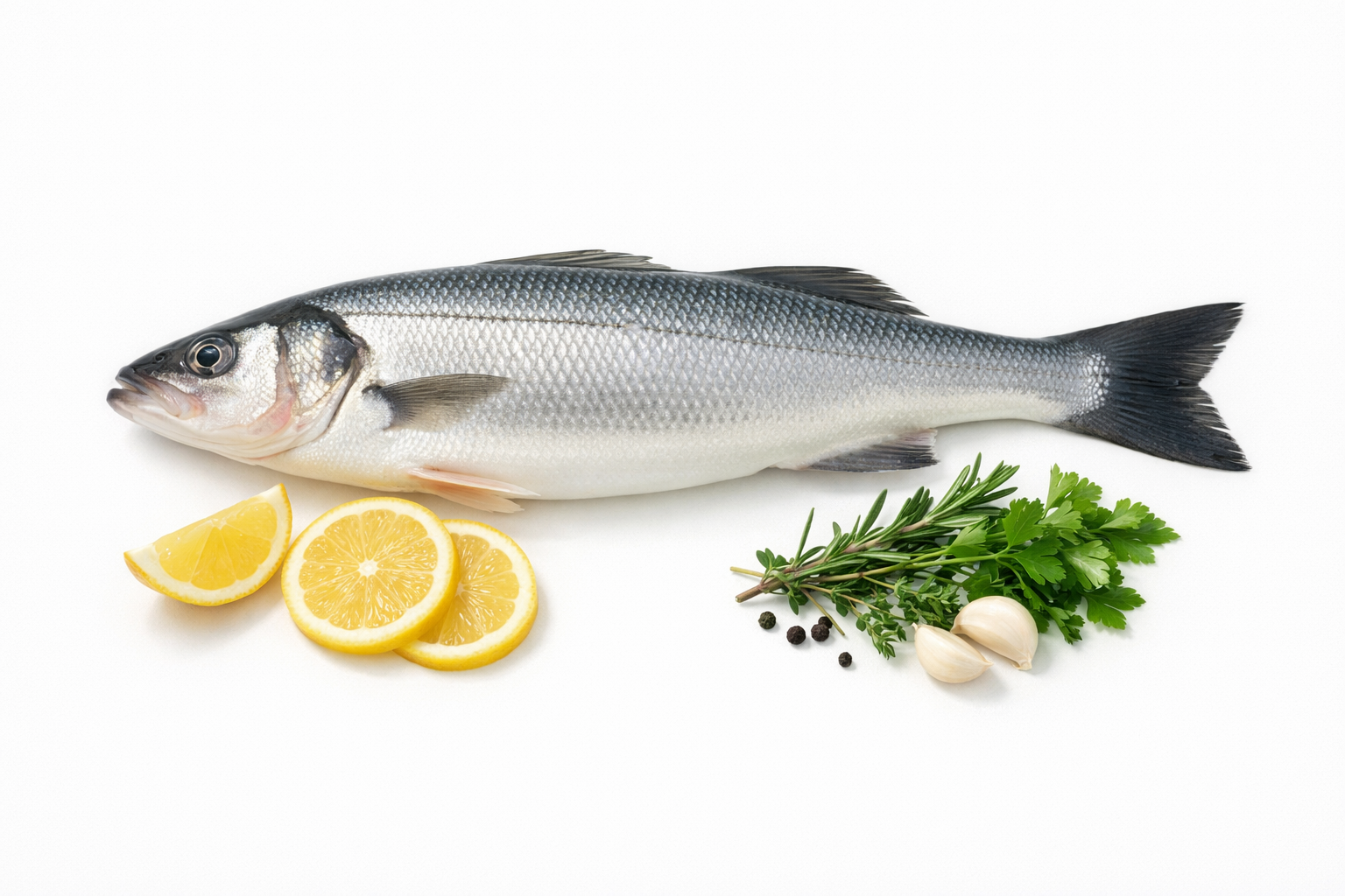 Taze levrek balığı