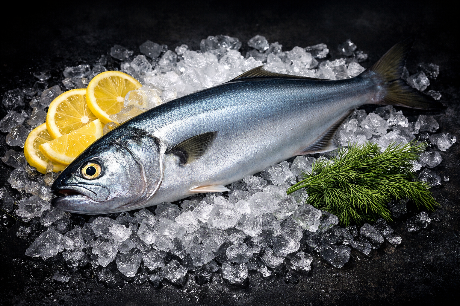 Taze lüfer balığı