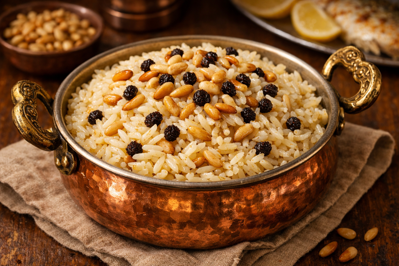 Tereyağlı beyaz pilav