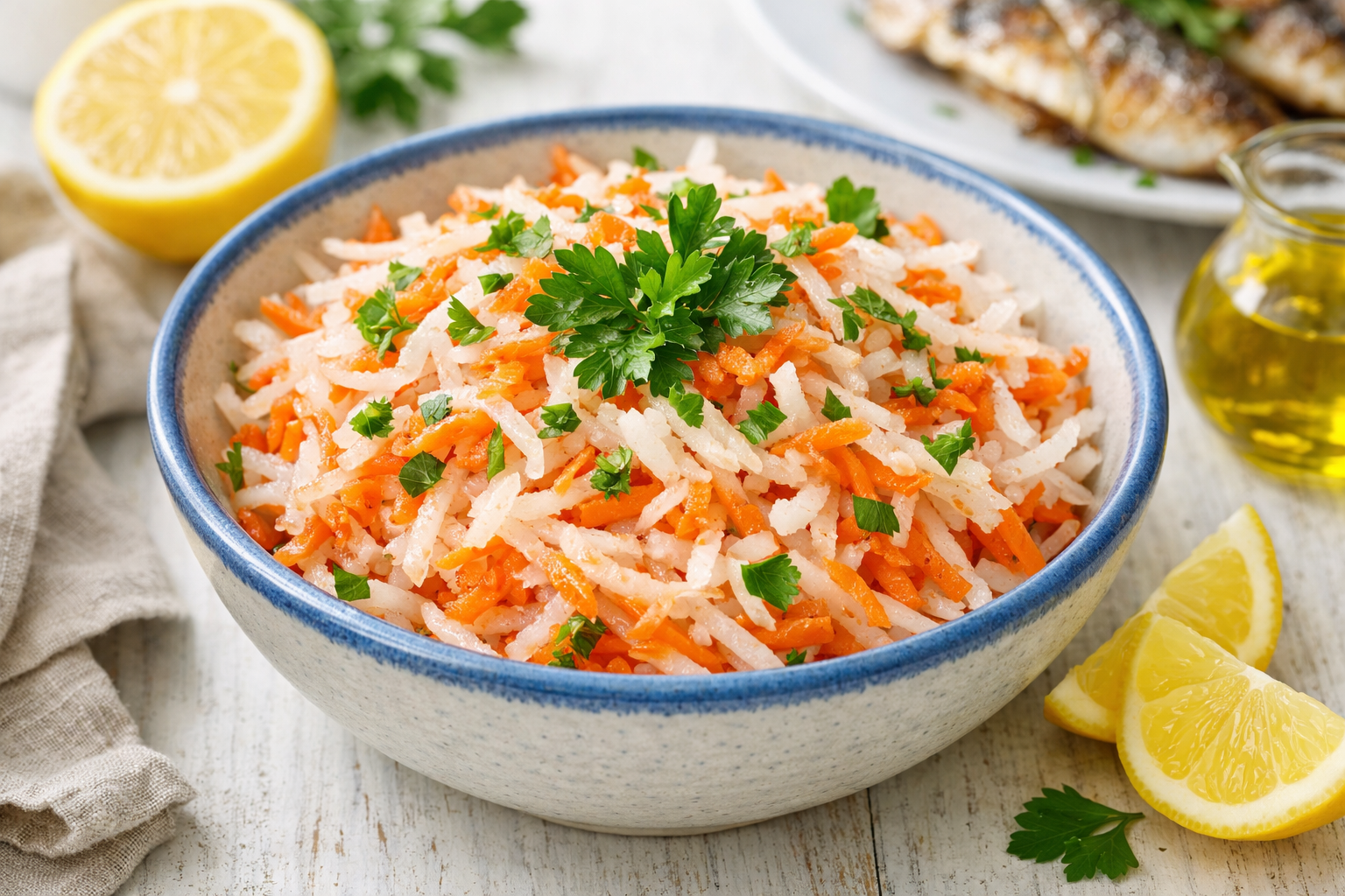 Turp ve havuç salatası